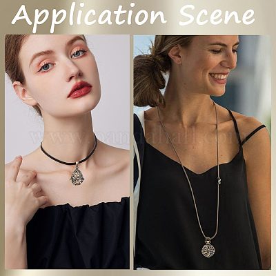 10 шт. 5 стиля тибетский стиль латунная стойка позолоченная клетка подвески KK-SC0004-36-1