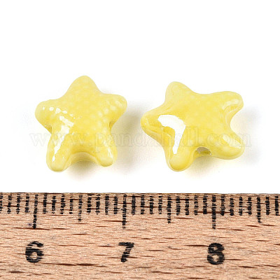 Фарфоровые бусины ручной работы PORC-Q002-03D-01-1