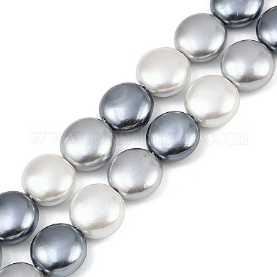 Гальванические оболочки жемчужные бусы пряди BSHE-H113-02B-1