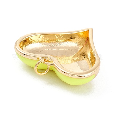 Латунь эмаль подвески KK-P201-24G-G-1