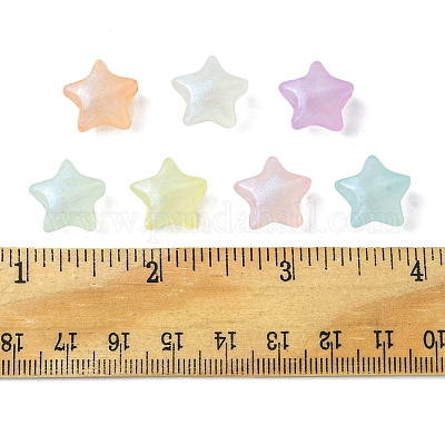 Светящиеся акриловые бусины OACR-FS0001-39-1