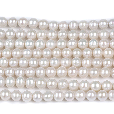 Нити из натурального культивированного пресноводного жемчуга PEAR-R063-20-01A-1