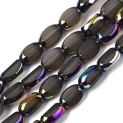 Гальванические бусины из матового стекла EGLA-S193-01A-C-1