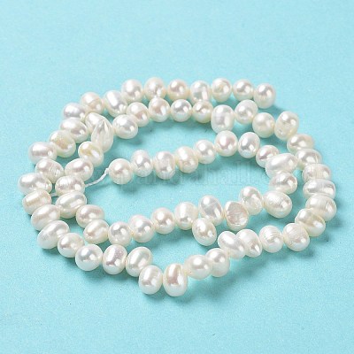 Нити из натурального культивированного пресноводного жемчуга PEAR-J007-86-1