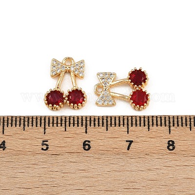 Латунные микро проложить кубического циркония подвески KK-C115-03F-03G-1