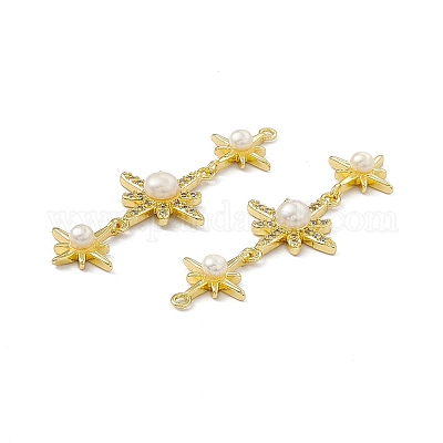 Реечное покрытие латунь микро паве кубический цирконий большие подвески ZIRC-I061-16G-1