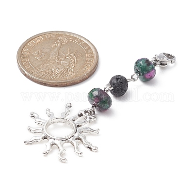 Натуральные и синтетические украшения из драгоценных камней HJEW-JM01045-1