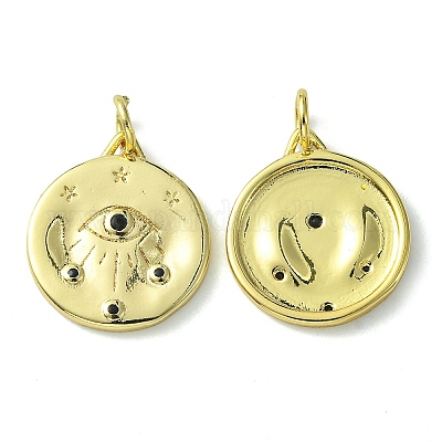 Стойки обшивки латунь микро проложить Циркон подвеску KK-K332-04G-1