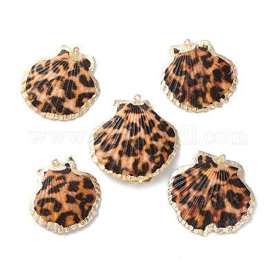 Подвески из натуральной морской раковины SSHEL-B002-02G-02-1