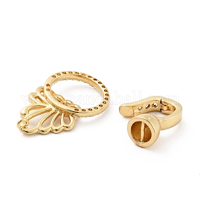 Бабочка с кольцом из латуни KK-G425-02G-1
