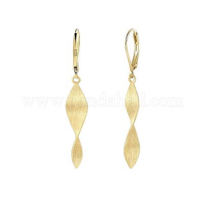 Серьги с застежкой-рычагом из латуни FS-WG34DE2-01-1