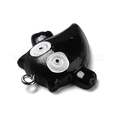 Подвески из непрозрачной смолы на хэллоуин RESI-D055-103P-01-1