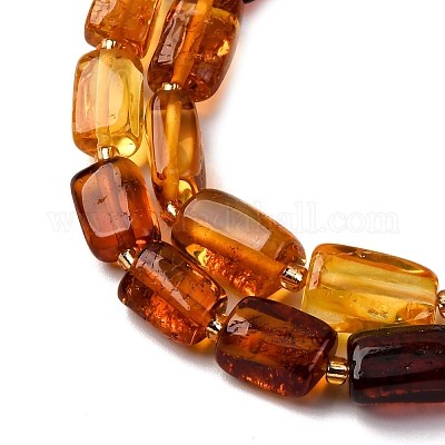 Нити бусин из натурального янтаря градиентного цвета G-F803-D01-01-1