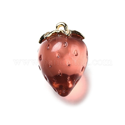 Латунные подвески из акрила OACR-R006-03G-02-1