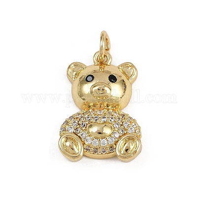 Латунные микро проложить кубического циркония подвески KK-D409-45G-B-1