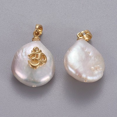 Подвески из натурального пресноводного жемчуга KK-L187-04B-1