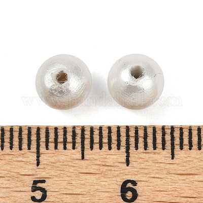 Сжатые хлопковые жемчужные бусы WOVE-V001-A01-6mm-1