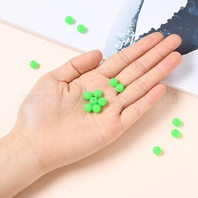 Флуоресцентные акриловые бусины MACR-R517-8mm-07-1