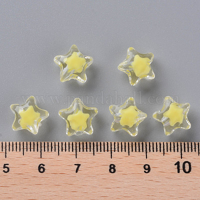 Прозрачные акриловые бусины TACR-S152-01A-SS2105-1