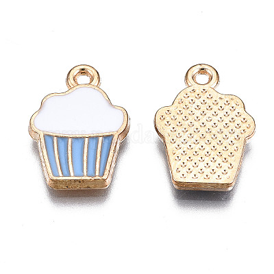 Подвески из эмали и сплава ENAM-S121-127C-1