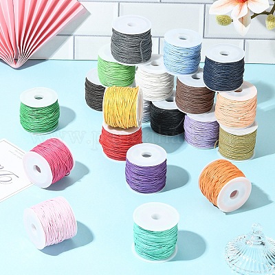 23м вощеных хлопковых шнуров&nbsp;YC-YW0001-10B-1