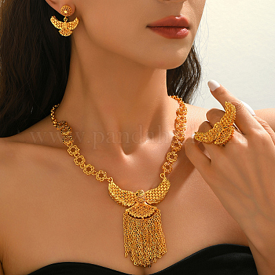 Роскошные комплекты из латунных серег NP5518-1