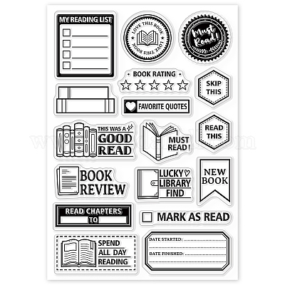 reading journal labels