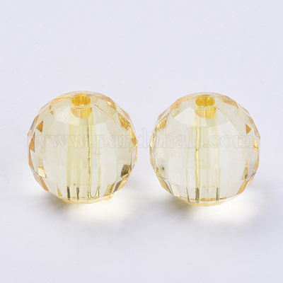 Прозрачные акриловые бусины TACR-Q254-20mm-V-1