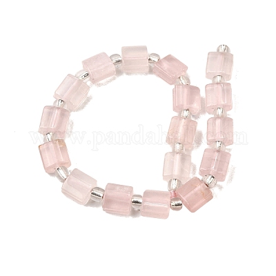 Натуральный мадагаскар розовый кварц бисер пряди G-Z087-D03-1