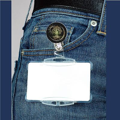 Wholesale Flat Round ABS Plastic Badge Reel 