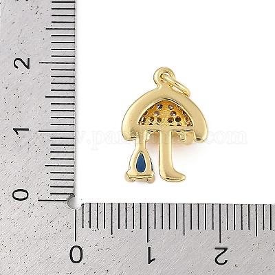 Стойки обшивки латунь микро проложить Циркон подвеску KK-R166-02G-04-1