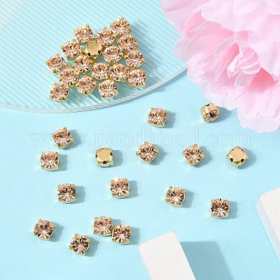 Preciosa® maxima crystal в пришивной чашке Y-PRC-SS16-90300-G-1