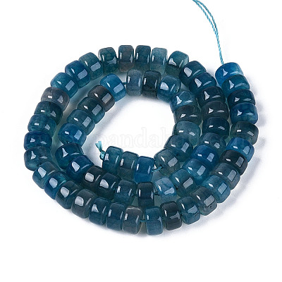 Окрашенные естественный агат бисер пряди&nbsp;G-T143-17N-1