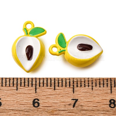 Подвески из сплава краски для выпечки FIND-G097-04E-1