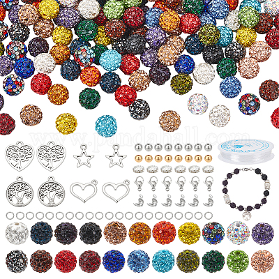 Наборы для самостоятельного изготовления растягивающихся браслетов DIY-PH0030-72-1