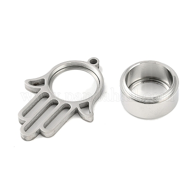 Подвески-медальоны из нержавеющей стали 304 STAS-S132-11P-02-1