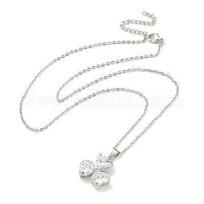 Ожерелья из нержавеющей стали 304 с цепочкой из троса NJEW-H040-14P-1