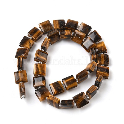 Природных тигровый глаз бисер нитей G-F802-B01-01-1