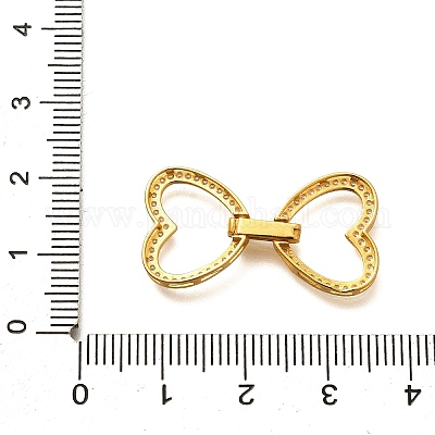 925 стерлинговый серебристый сгиб на застежках STER-B006-08G-B-1