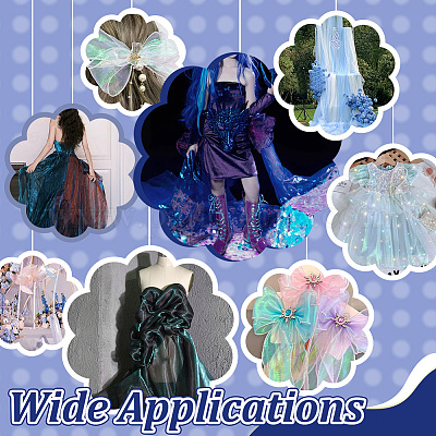 Органза ткань&nbsp;DIY-WH0308-692C-1