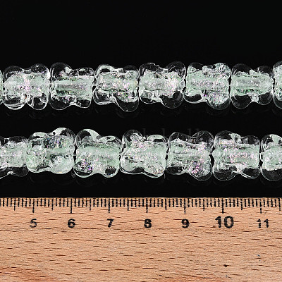 Бусы лэмпворк ручной работы LAMP-N028-03C-1