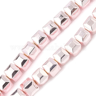 Гальванические нити из синтетических немагнитных гематитовых бусин G-A263-H01-01-1