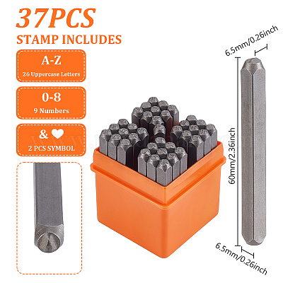 37 шт. стальные печати-штампы DIY-WH0061-004-1
