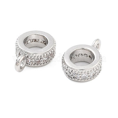 Стеллажное покрытие латунь микро паве кубический цирконий трубчатые поручни KK-Z052-01P-1