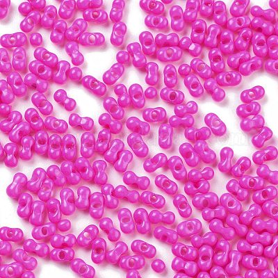 Выпечка краска стеклянные бусины SEED-A033-05H-1