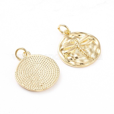 Латунные подвески&nbsp;ZIRC-I043-29G-1