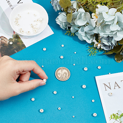 20 шт. 4 круглых бусины из стерлингового серебра s925 STER-GO0001-20-1