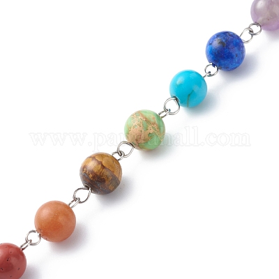 Чакра природные и синтетические смешанные драгоценные камни конус биолокационные маятники PALLOY-JF01883-01-1