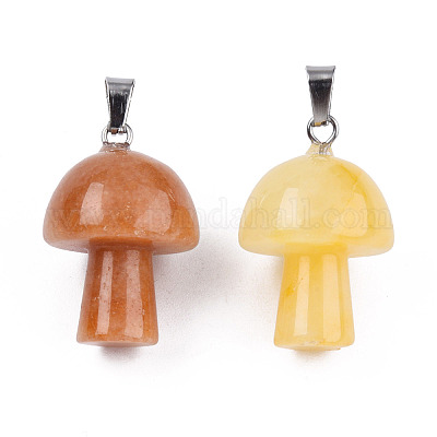 Натуральный топаз нефрита подвески G-N0325-10M-1