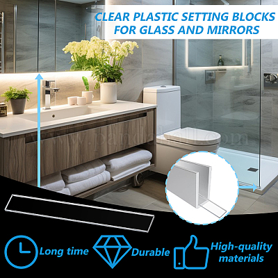 200 шт. прозрачные акриловые листы FIND-GA0007-20A-1